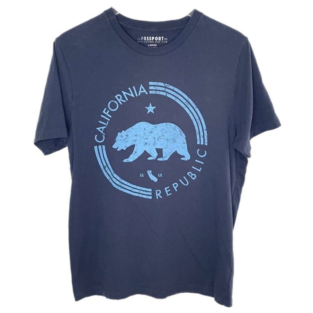 Mens Passport Outdoor Gear Graphic California T Shirt Size L